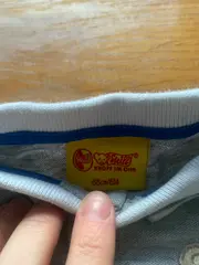 Vorschaubild 5 von Poloshirt Baby Gr. 68 Grau Teddybär Stickerei Baumwolle
