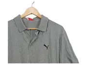 Vorschaubild 2 von Herren Poloshirt Grau 2XL Sportlich Baumwolle Kurzarm