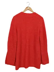 Vorschaubild 2 von Damen Strickjacke Rot Gr. 40/M Klassisch