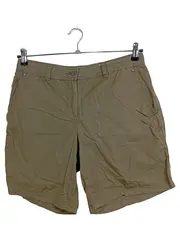 Vorschaubild 1 von EDC Damen Shorts Kurze Hose Gr. 38 W29 M Oliv Baumwolle Leinen Sommer Casual