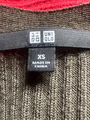 Vorschaubild 4 von Damen Strickjacke Gr. 34/XS Oliv Casual Rippstrick