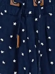 Vorschaubild 3 von Damen Jogginghose S Blau Sterne Casual Viskose