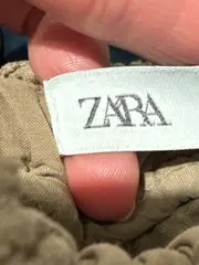 Vorschaubild 4 von Cordhose Mädchen Gr. 104 Beige Strukturmuster Raffungen Baumwolle