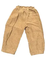 Vorschaubild 5 von Cordhose Mädchen Gr. 104 Beige Strukturmuster Raffungen Baumwolle