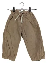 Vorschaubild 1 von Cordhose Mädchen Gr. 104 Beige Strukturmuster Raffungen Baumwolle