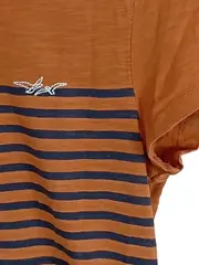 Vorschaubild 3 von Damen T-Shirt gestreift Gr. 36/S Casual Baumwolle Mehrfarbig