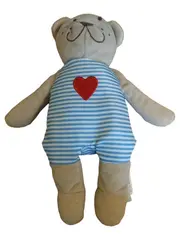 Vorschaubild 1 von FABLER BJÖRN Teddybär Kuscheltier Stofftier Herz 21cm Baby