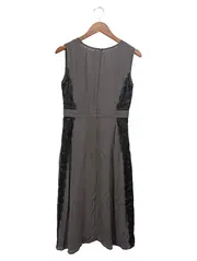 Vorschaubild 2 von festliches Kleid Damen Gr. 38/M Grau Elegant mit Spitze