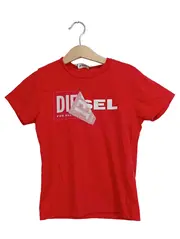 Vorschaubild 1 von Kinder T-Shirt Rot Gr. 122 Casual Logo-Print Baumwolle