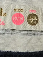 Vorschaubild 7 von Jerseykleid Mädchen gestreift Sterne Pailletten Rüschen Blau Gr. 164