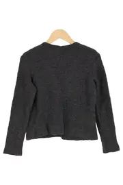 Vorschaubild 1 von Damen Strickjacke Gr. 36/38 S/M Grau Klassisch Elegant