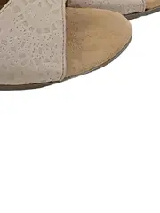 Vorschaubild 4 von Sandaletten Damen 39 Beige Komfortabel Strass Riemchensandalen