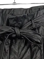 Vorschaubild 4 von Paperbag Shorts Damen Gr. M 38 Schwarz Baumwolle Freizeit