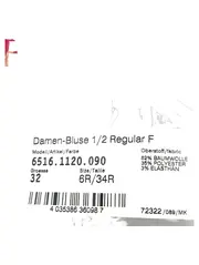 Vorschaubild 2 von Damen Bluse 32 Weiß Business Kurzarm Hemdbluse