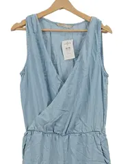 Vorschaubild 2 von Damen Jumpsuit Gr. 36/S Blau Casual Baumwolle