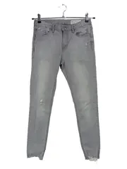 Vorschaubild 1 von Damen Jeans Skinny Fit W29/38 Grau Destroyed Raw Hem Casual