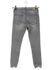 Vorschaubild 2 von Damen Jeans Skinny Fit W29/38 Grau Destroyed Raw Hem Casual