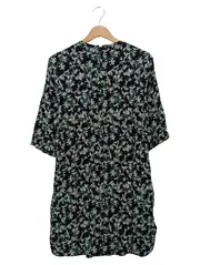 Vorschaubild 2 von & OTHER STORIES Blusenkleid Damen Gr. 36/S Schwarz Floral Vintage Elegant