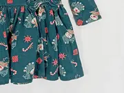 Vorschaubild 6 von Baby & Co Weihnachtskleid Rentier Gr. 80 Petrol Festlich