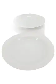 Vorschaubild 1 von THOMAS BY Suppenteller Weiß Modern Porzellan 2er Set