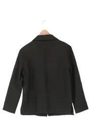 Vorschaubild 2 von Damen Strickjacke Schwarz Gr. 40/L Casual Eleganter Reißverschluss