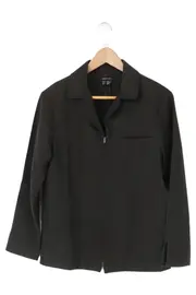 Vorschaubild 1 von Damen Strickjacke Schwarz Gr. 40/L Casual Eleganter Reißverschluss