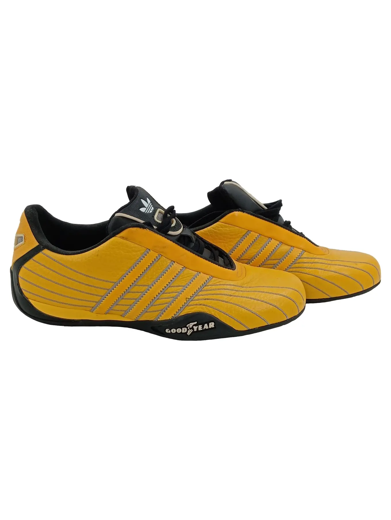 ADIDAS Goodyear Herren Sportschuhe Sneaker Gelb Schnürung Gr. 39