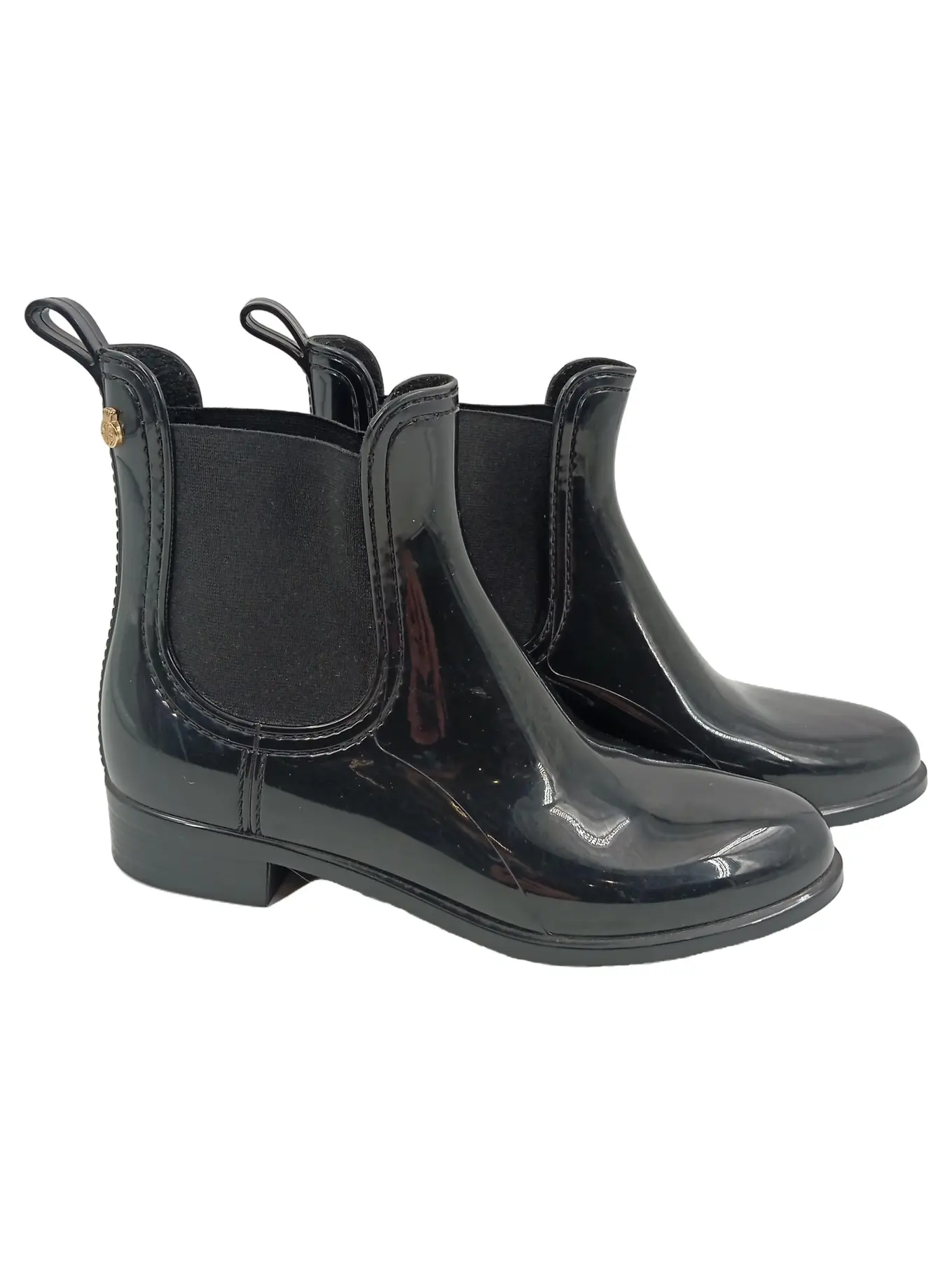 LEMON JELLY Damen Gummistiefel Chelsea Boots Gr. 37 Schwarz Outdoor