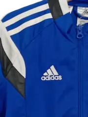 Vorschaubild 2 von Trainingsjacke Kinder Gr. 116 Blau Weiß Schwarz Sportjacke