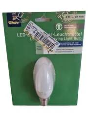Vorschaubild 1 von LED Energiespar Leuchtmittel E14 2W warmweiß Glühbirne