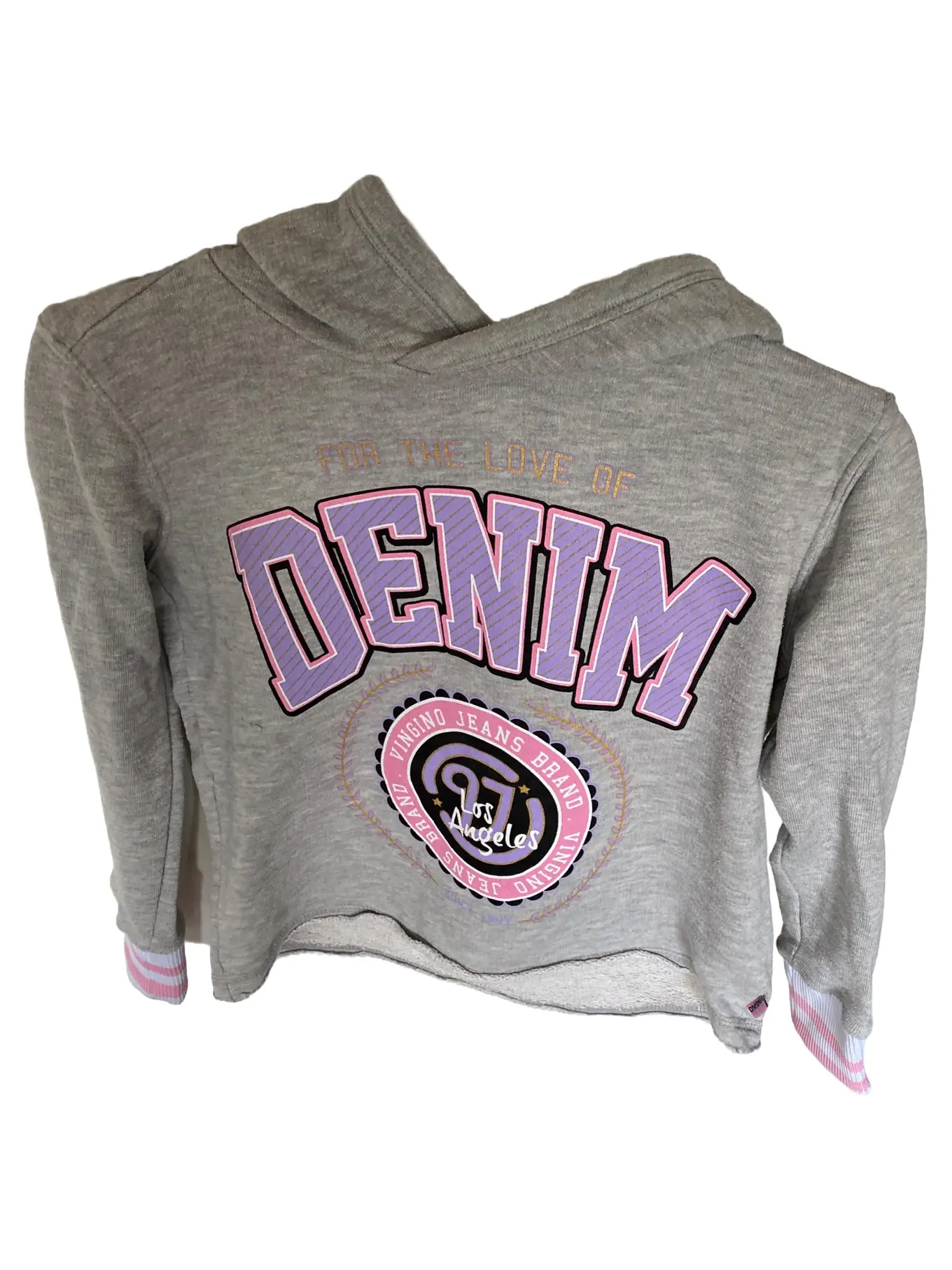 VINGINO Mädchen Kapuzenpullover Hoodie Gr. 140 Grau Casual