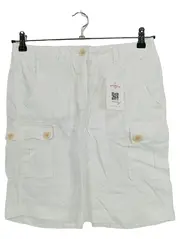 Vorschaubild 1 von Damen Cargohose Shorts Weiß Gr. 34 Casual