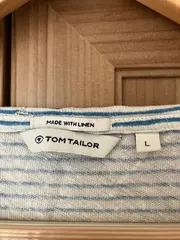 Vorschaubild 5 von Damen T-Shirt Leinen gestreift Kurzarm Mehrfarbig Gr. 40/L