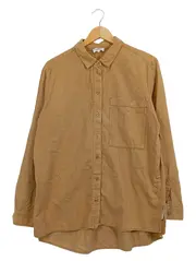 Vorschaubild 1 von Hemdbluse Damen Gr. 38/M Braun Casual Langarm Baumwolle