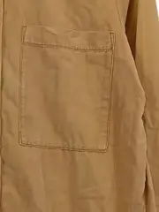 Vorschaubild 3 von Hemdbluse Damen Gr. 38/M Braun Casual Langarm Baumwolle