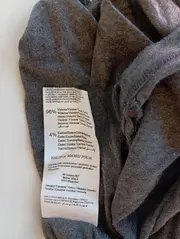 Vorschaubild 5 von Strickkleid Damen 42/XL Grau Viskose Elegant Midikleid