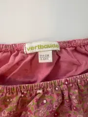 Vorschaubild 3 von Mädchen Freizeitkleid Blumenmuster Rosa Gr. 116 Rüschen
