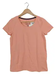Vorschaubild 1 von Damen T-Shirt Gr. 36/S Orange Casual Kurzarm Shirt