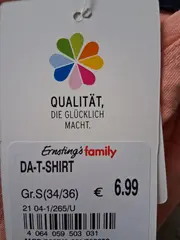 Vorschaubild 6 von Damen T-Shirt Gr. 36/S Orange Casual Kurzarm Shirt