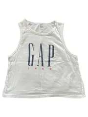 Vorschaubild 1 von Damen Tank Top Weiß Gr. 38/M Casual Logo-Print