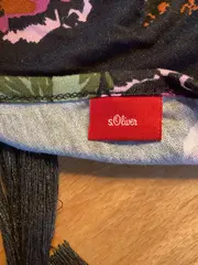 Vorschaubild 5 von Damen Sommerkleid Blumenmuster Gr. 38 M Schwarz Freizeit