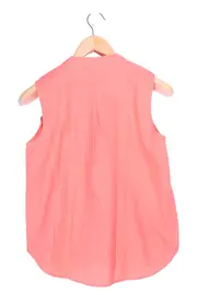 Vorschaubild 2 von Damen Hemdbluse Rosa Gr. 34/XS Casual Ärmellos Baumwolle