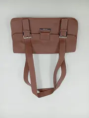 Vorschaubild 3 von Damen Henkeltasche Braun Lederoptik Klassisch Schnallen