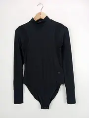 Vorschaubild 2 von Damen Body Langarm Rollkragen Schwarz Gr. S