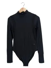 Vorschaubild 1 von Damen Body Langarm Rollkragen Schwarz Gr. S