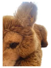 Vorschaubild 2 von Kuscheltier Hund liegend Stofftier Braun 38 cm