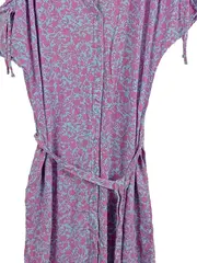 Vorschaubild 3 von Damen Blusenkleid Gr. 38 M Mehrfarbig Blumenmuster Casual