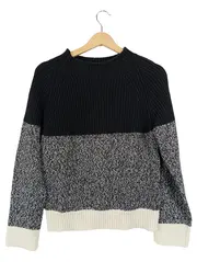 Vorschaubild 1 von Damen Pullover Mehrfarbig Gr. 38/M Wolle Alpaka Strick