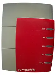 Vorschaubild 1 von FRITZ!Box SL Router DSL Modem Internet Box Rot