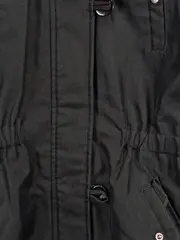 Vorschaubild 3 von Kinder Parka Schwarz mit Kapuze Kunstfellbesatz Einheitsgröße